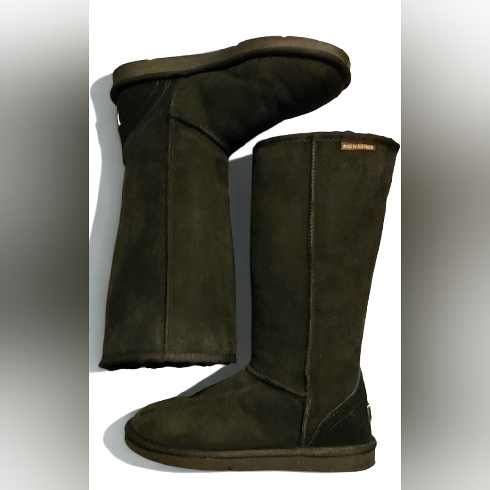Koalabi Mid-Calf Genuine Leather & Suede Boots Women's Size 8½
